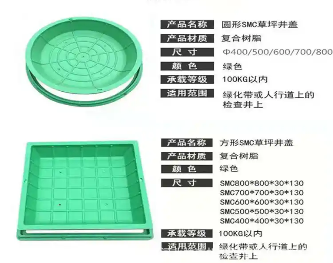 九江树脂复合种植井盖展示